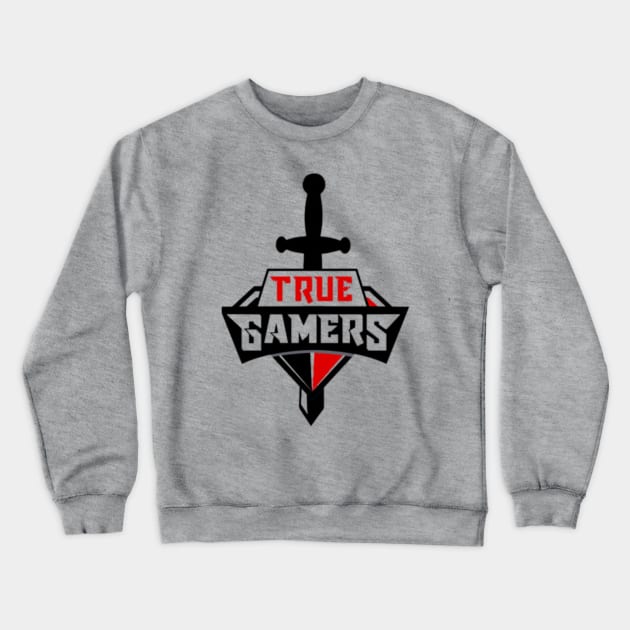 TrueGamers Crewneck Sweatshirt by GeekyGaming